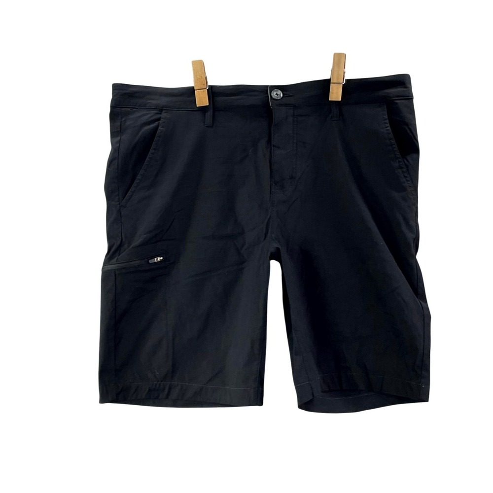 Weatherproof Vintage Hybrid Trail Shorts Mens 36 Black Camping Outdoor Hiking